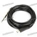 USB 2.0 Guitar Audio Cable - Black (500cm-Length) USB 2.0 Guitar Audio Cable - Black (500cm-Length)