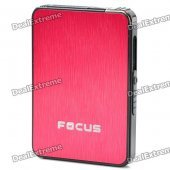 2-in-1 Cigarette Case with Butane Lighter - Random Color (Holds 5 Cigarettes)