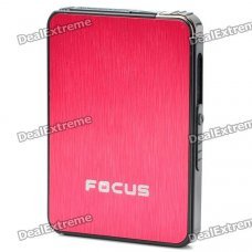2-in-1 Cigarette Case with Butane Lighter - Random Color (Holds 5 Cigarettes)