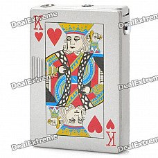2-in-1 Poker Style Butane Lighter + Money Detector - Random Pattern (1 x AG3)