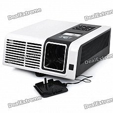 LED DLP Pocket Projector w/ VGA / AV / SD / Mini USB / DC - Black + White LED DLP Pocket Projector w/ VGA / AV / SD / Mini USB / DC - Black + White