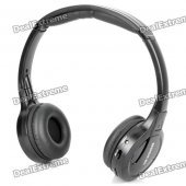 IR Infrared Stereo Wireless Headphone - Black (2 x AAA)