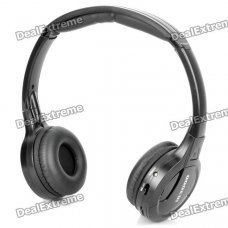 IR Infrared Stereo Wireless Headphone - Black (2 x AAA) IR Infrared Stereo Wireless Headphone - Black (2 x AAA)