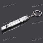 Detachable Metal Whistle Keychain (Random Color)