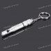 Detachable Metal Whistle Keychain (Random Color)