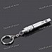 Detachable Metal Whistle Keychain (Random Color)