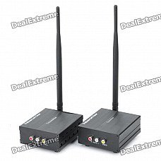 2.4GHz 3W 4-Channel Wireless Audio Video AV Transmitter Receiver Kit (DC 12V) 2.4GHz 3W 4-Channel Wireless Audio Video AV Transmitter Receiver Kit (DC 12V)