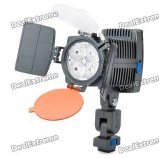 12W 6500K 600-Lumen 4-LED White Light Video Lamp w/ Filters - Black (1 x Sony NP-F550) 12W 6500K 600-Lumen 4-LED White Light Video Lamp w/ Filters - Black (1 x Sony NP-F550)
