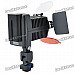 12W 6500K 600-Lumen 4-LED White Light Video Lamp w/ Filters - Black (1 x Sony NP-F550) 12W 6500K 600-Lumen 4-LED White Light Video Lamp w/ Filters - Black (1 x Sony NP-F550)