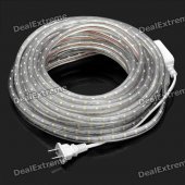 Waterproof 48W 600 x 3528SMD LED 3000~3500K Warm White Light Strip (AC 220V / 10m)