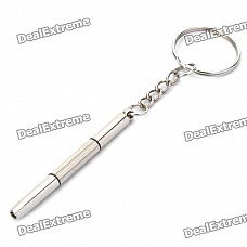 Mini Stainless Steel Multifunction Screwdriver Keychain Mini Stainless Steel Multifunction Screwdriver Keychain