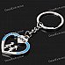 Zinc Alloy Lover Hand-in-Hand Style Keychain (2-Piece Pack)