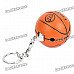 Basketball Style Butane Lighter Keychain - Orange