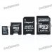 Genuine Kingston TF / Micro SD Memory Card w/ SD / MS PRO Duo / Mini SD Adapter - 32GB (Class4)