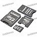 Genuine Kingston TF / Micro SD Memory Card w/ SD / MS PRO Duo / Mini SD Adapter (Class 4 / 4GB)