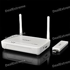 EDUP Wireless 5GHz HD AV Transmitter Receiver Kit - White EDUP Wireless 5GHz HD AV Transmitter Receiver Kit - White