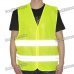 Construction Reflective Vest Safety Clothing W/ 9-LED Red Light - Yellow (Size XXL / 2 x CR2032)