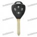 Replacement 4-Button Transponder Smart Key Casing for Toyota