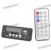 1.0" LED Car MP3 Player Module w/ FM/ USB/Mini USB/SD/Remote Controller - Black (12V) 1.0" LED Car MP3 Player Module w/ FM/ USB/Mini USB/SD/Remote Controller - Black (12V)