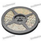72W Soft Flexible Cuttable White 300-LED SMD Lamp Tape Strip (5M/DC 12V)