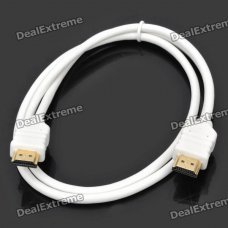 HDMI V1.4 Male to Male Connection Cable - White (1M Length)
