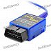 Mini ELM327 USB V1.5 OBDII Car Detection Diagnostic Scan Tool - Blue