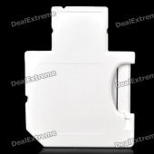 2-in-1 TF Card to SD Card Adapter+ USB Card Reader - White