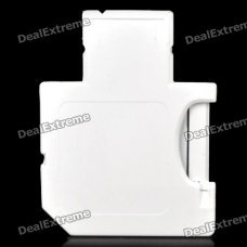 2-in-1 TF Card to SD Card Adapter+ USB Card Reader - White