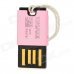 KINGMAX Aluminum TF Card Reader - Pink