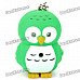 Cute Cartoon Owl Style Keychain w/ Light & Sound Effects - Random Color