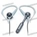 Earhook Style Stereo In-Ear Earphones - Grey + Black (Dual 3.5mm Jack / 1.8M)