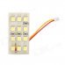 White SMD 3*4 12-LED Cabin/Dome/Door/Glove Box Light (12V)
