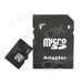 4GB Micro SD/TF Card with SD Card Adapter - Black 4GB Micro SD/TF Card with SD Card Adapter - Black