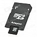 4GB Micro SD/TF Card with SD Card Adapter - Black 4GB Micro SD/TF Card with SD Card Adapter - Black