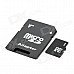4GB Micro SD/TF Card with SD Card Adapter - Black 4GB Micro SD/TF Card with SD Card Adapter - Black
