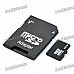 8GB Micro SD/TF Card with SD Card Adapter - Black (Class 6) 8GB Micro SD/TF Card with SD Card Adapter - Black (Class 6)
