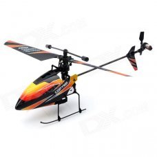 V911 4-Channel 2.4GHz Mini Gyro Single Propeller RC Helicopter - Orange V911 4-Channel 2.4GHz Mini Gyro Single Propeller RC Helicopter - Orange