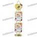 Romantic Lovers Couple Hanging Photo Frame - Yellow + White