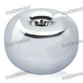 Apple Style Zinc Alloy Cigarette Ashtray - Silver