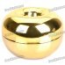 Apple Style Zinc Alloy Ashtray - Golden