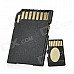 2GB Micro TF Card with SD Card Adapter - Black 2GB Micro TF Card with SD Card Adapter - Black