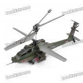 S113G 27MHz Rechargeable 3.5-CH R/C Helicopter with Gyroscope - Army Green