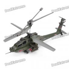 S113G 27MHz Rechargeable 3.5-CH R/C Helicopter with Gyroscope - Army Green S113G 27MHz Rechargeable 3.5-CH R/C Helicopter with Gyroscope - Army Green