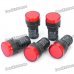 12V Red Light Car Signal Light (5-Piece)