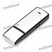 USB 2.0 Rechargeable Flash Drive Voice Recorder - Silver (4GB) USB 2.0 Rechargeable Flash Drive Voice Recorder - Silver (4GB)