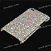 Fashion Acrylic Diamond Protective Back Case for Ipod Touch 4 - Silver