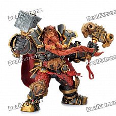 World of Warcraft WOW PVC Action Figure Display Toy Doll - Dwarven King Magni Bronzebeard