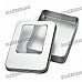Universal Aluminum Alloy Gift Case w/ Window - Silver (11 x 8.5 x 2cm)