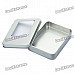 Universal Aluminum Alloy Gift Case w/ Window - Silver (11 x 8.5 x 2cm)
