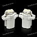 B8.3 0.6W 6500K 28-Lumen 2-3528 SMD LED White Light Car Dashboard Lamps (DC 12V / Pair)